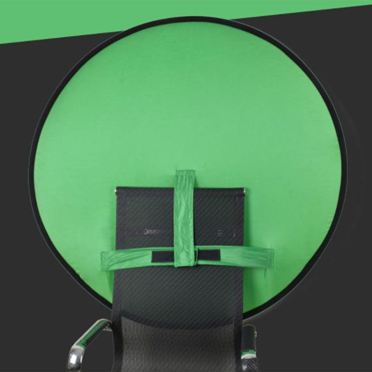 75cm EY-068 Green Background Cloth Folding ID Photo Green Screen Video Backdrop Board For E-Sports Chair - Camera Accessories by buy2fix | Online Shopping UK | buy2fix