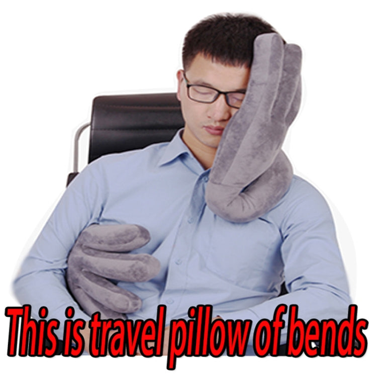 LC-07 Travel Head Pillow Car Headrest Office Lunch Break Pillow(Yellow) - Cushions & Pillows by buy2fix | Online Shopping UK | buy2fix
