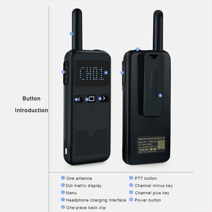 KSUN X-30 M2 Outdoor Handheld Mini Walkie Talkie Color Random Delivery - Consumer Electronics by KSUN | Online Shopping UK | buy2fix