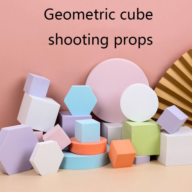 8 PCS Geometric Cube Photo Props Decorative Ornaments Photography Platform, Colour: Small Red Square - Camera Accessories by buy2fix | Online Shopping UK | buy2fix