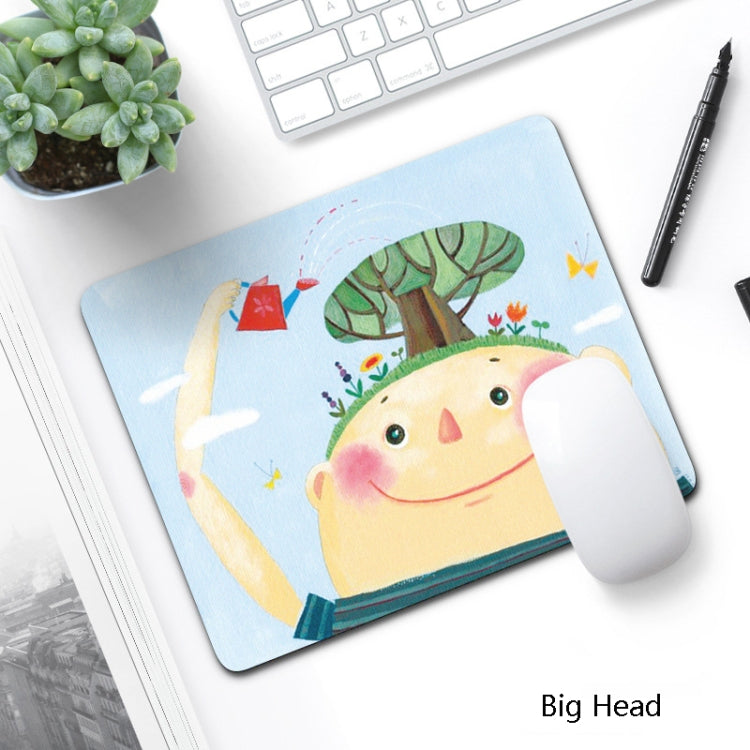 6 PCS Non-Slip Mouse Pad Thick Rubber Mouse Pad, Size: 21 X 26cm(Big Head) - Mouse Pads by buy2fix | Online Shopping UK | buy2fix