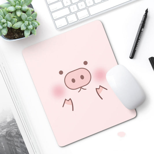 6 PCS Non-Slip Mouse Pad Thick Rubber Mouse Pad, Size: 21 X 26cm(Stunning Pig) - Mouse Pads by buy2fix | Online Shopping UK | buy2fix