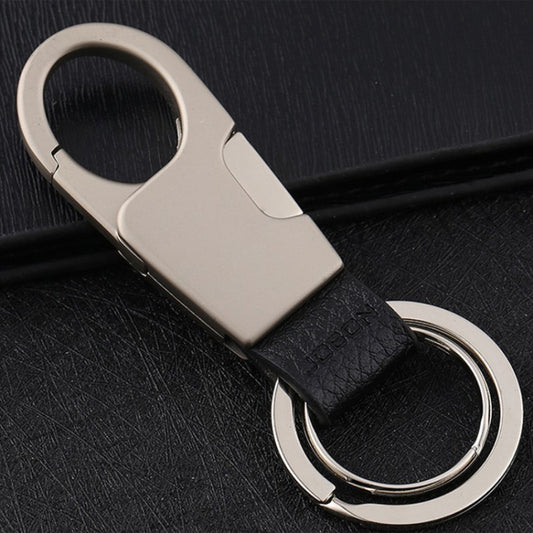 JOBON ZB-028YSK Car Keychain Men Waist Hangs Side Press Keychain(Brown Chrome) - Key Rings by JOBON | Online Shopping UK | buy2fix