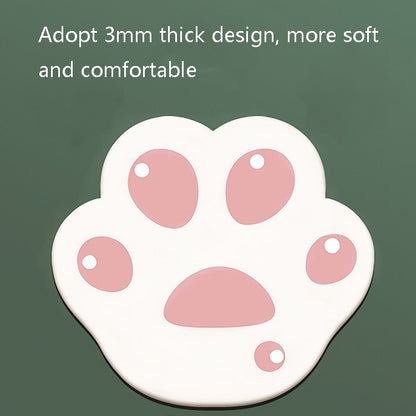 3 PCS XH12 Cats Claw Cute Cartoon Mouse Pad, Size: 280 x 250 x 3mm(Dark Gray) - Mouse Pads by buy2fix | Online Shopping UK | buy2fix