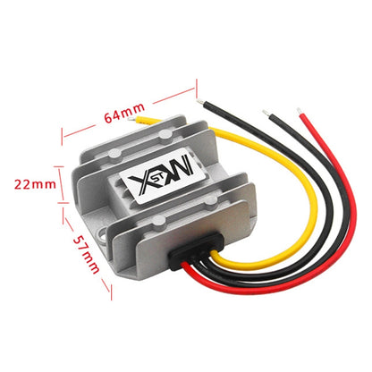 XWST DC 12/24V To 5V Converter Step-Down Vehicle Power Module, Specification: 12/24V To 5V 10A Medium Aluminum Shell -  by buy2fix | Online Shopping UK | buy2fix