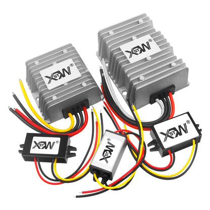 XWST DC 12/24V To 5V Converter Step-Down Vehicle Power Module, Specification: 12/24V To 5V 30A Large Aluminum Shell -  by buy2fix | Online Shopping UK | buy2fix