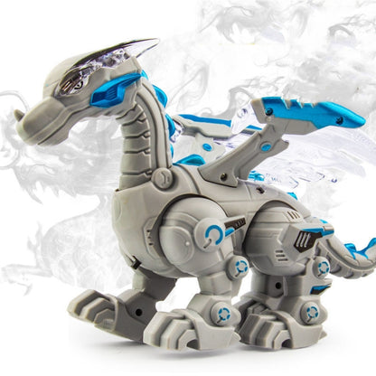 Electric Mechanical Dinosaur Toy Simulation Animal Toy Multifunctional Sound And Light Toy, Style: No Spray-Gray - Music Toys by buy2fix | Online Shopping UK | buy2fix