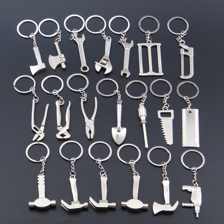 10 PCS Tool Metal Keychain Car Key Ring Pendant, Colour: H-540 Activity Wrench - Key Rings by buy2fix | Online Shopping UK | buy2fix