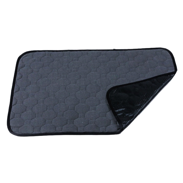 100x67cm Car Pet Injection Pad Waterproof Pad Cat Dog Sofa Waterproof Diapholic Carpet Water Absorbing Pad(Gray) - Seat Accessories by buy2fix | Online Shopping UK | buy2fix