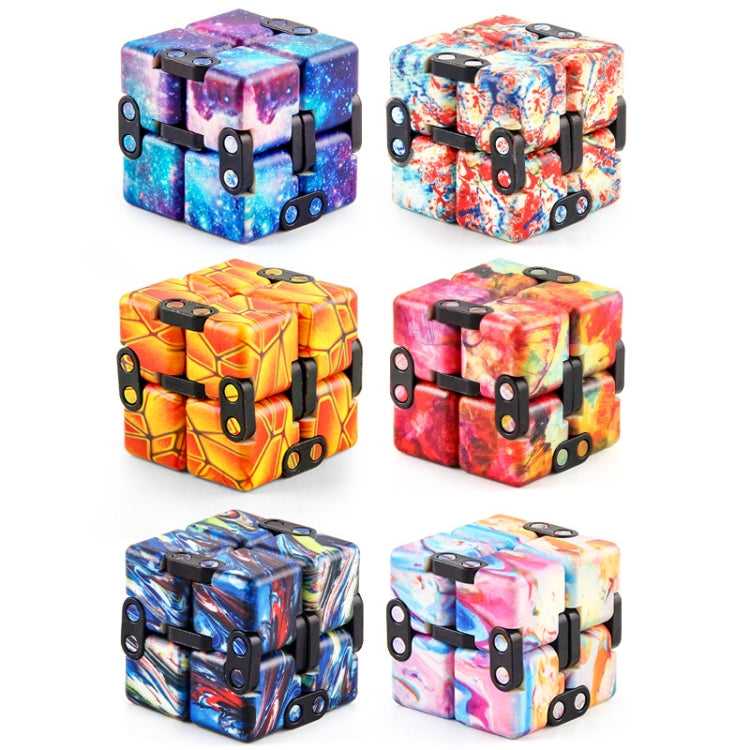 3 PCS Intellectual Decompression Unlimited Folding Magic Cubes(Splicing Blue) - Magic Cubes by buy2fix | Online Shopping UK | buy2fix