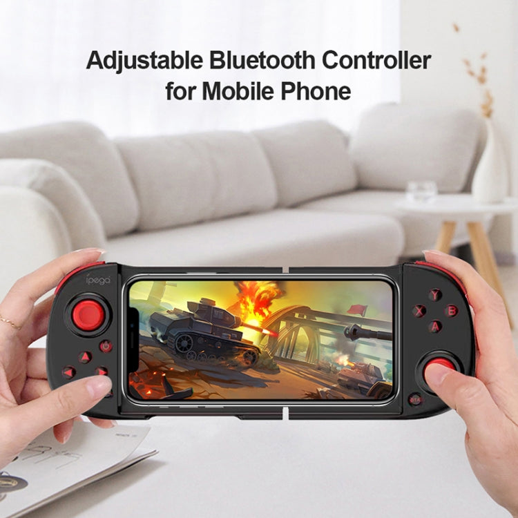 IPEGA PG-9217 Stretching Bluetooth Wireless Mobile Phone Direct Connection For Android / iOS / Nintendo Switch / PC / PS3 Game Handle(Blue Red) - Gamepads by IPEGA | Online Shopping UK | buy2fix