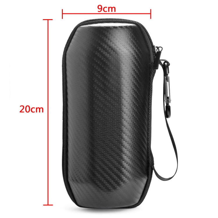 2 PCS Carbon Fiber Bluetooth Speaker Storage Bag For JBL Flip 5(Black) - Protective Case by buy2fix | Online Shopping UK | buy2fix