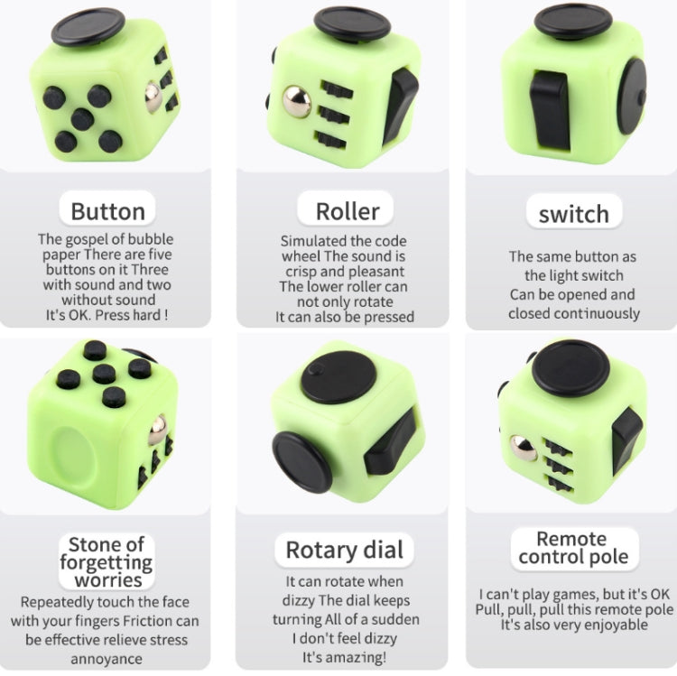 3 PCS Cube Decompression Toys For Adults & Children Unlimited Dice Vent Toys, Colour: Leopard - Fidget Cube by buy2fix | Online Shopping UK | buy2fix