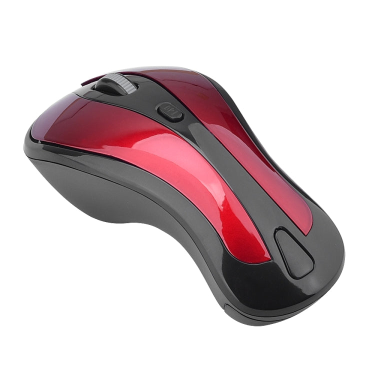 PR-01 1600 DPI 7 Keys Flying Squirrel Wireless Mouse 2.4G Gyroscope Game Mouse(Black Red) - Wireless Mice by buy2fix | Online Shopping UK | buy2fix