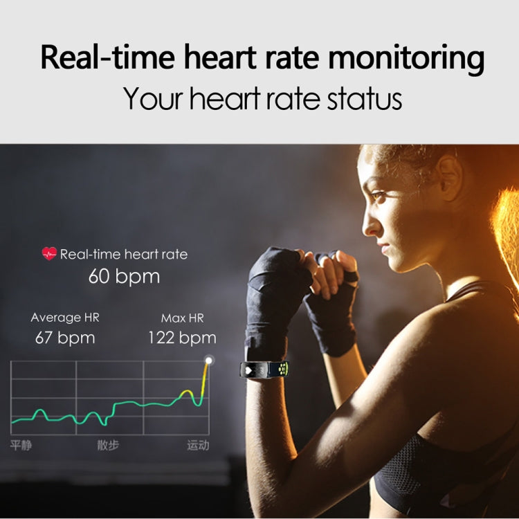 Smart Watch Heart Rate Monitor IP68 Waterproof Fitness Tracker Blood Pressure GPS Bluetooth for Android IOS women men(Black) - Smart Wear by buy2fix | Online Shopping UK | buy2fix