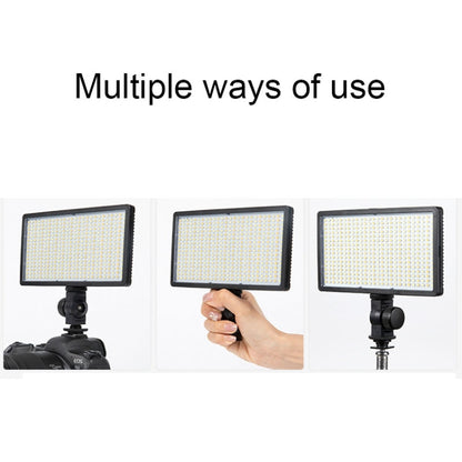 600 LEDs Stepless Adjustment Live Fill Light Reversible Photography Soft Light, Style: 10 inch(EU Plug) -  by buy2fix | Online Shopping UK | buy2fix