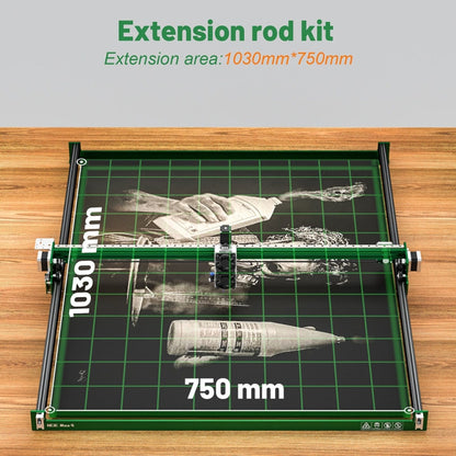 1150mm Y-Axis Extension Kit Aluminum Profile Rail For NEJE MAX 4 / 3 MAX V2 Laser Engraver - DIY Engraving Machines by buy2fix | Online Shopping UK | buy2fix