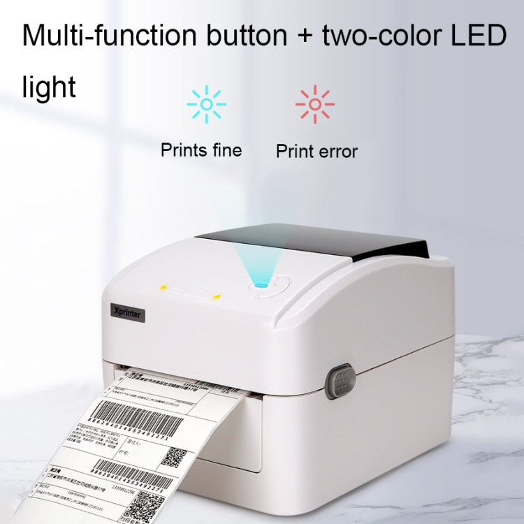 Xprinter XP-420B 108mm Express Order Printer Thermal Label Printer, Style:USB+WIFI(US Plug) - Printer by Xprinter | Online Shopping UK | buy2fix