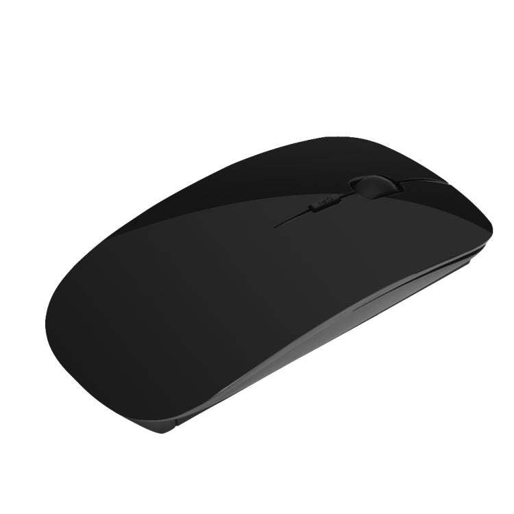 MF-822 2.4G Wireless Mouse 4 Keys Mute Office Ultra-Thin Mouse(Black) - Wireless Mice by buy2fix | Online Shopping UK | buy2fix