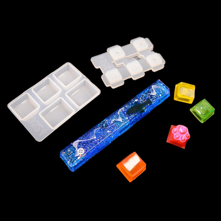 2 PCS DIY Keycap Silicone Mold OEM Mechanical Keyboard Silicone Mold, Style: MD3523 - Home & Garden by buy2fix | Online Shopping UK | buy2fix