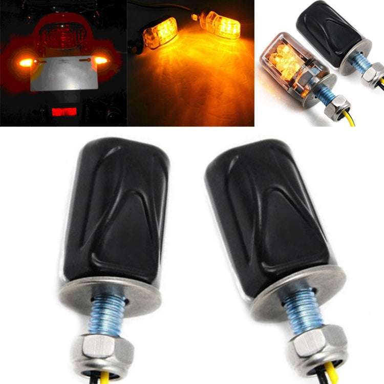 1 Pair Motorcycle LED Turn Lamp Universal Modified Small Turn Light, Colour: Black Shell - In Car by buy2fix | Online Shopping UK | buy2fix