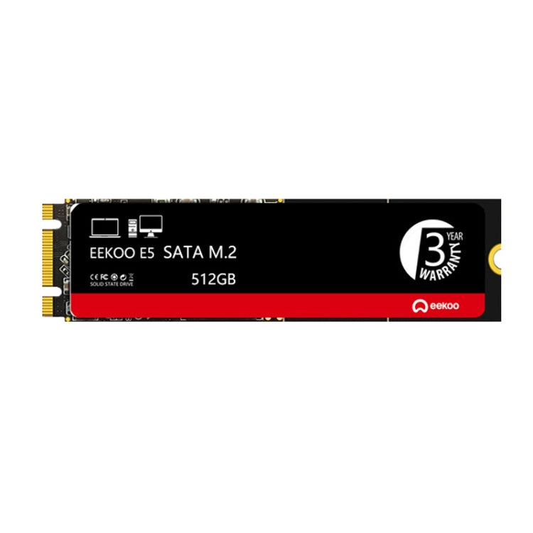 Eekoo E5 M.2 SATA Solid State Drives for Desktops / Laptops, Capacity: 512G - Computer & Networking by eekoo | Online Shopping UK | buy2fix