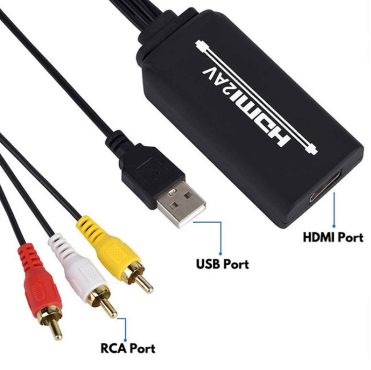 RL-HTAL1 HDMI to AV Converter Specification： Female to Male Split - Converter by buy2fix | Online Shopping UK | buy2fix