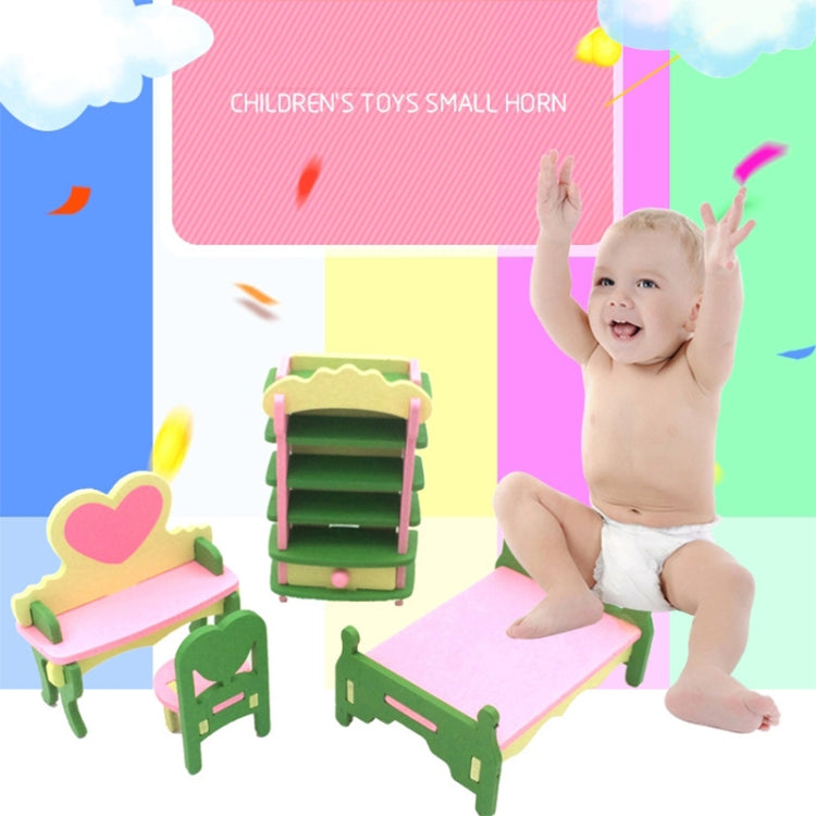 Simulation Miniature Wooden Furniture Kids Toys Doll House Set(582) - Toys & Hobbies by buy2fix | Online Shopping UK | buy2fix