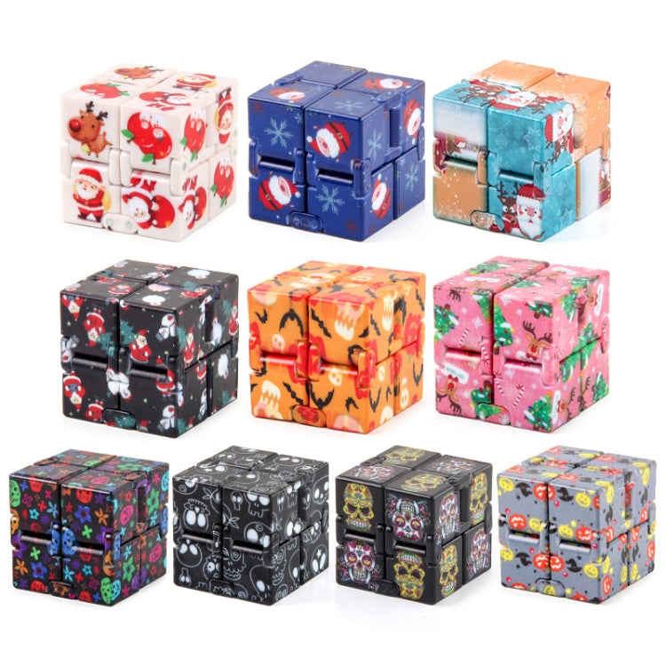 3 PCS Infinite Magic Cube Halloween & Christmas Theme Decompression Pocket Cube Second Order Cube Toy(NO.335K-8 Pink Blue) - Magic Cubes by buy2fix | Online Shopping UK | buy2fix