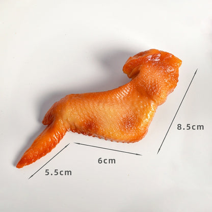 2 PCS Chicken Wings Simulation Food Model Photo Photography Props - Camera Accessories by buy2fix | Online Shopping UK | buy2fix