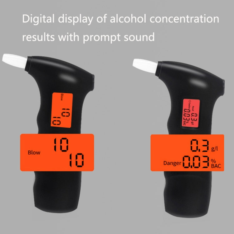AT-65S Portable Blowing Alcohol Tester Fixed Drunk Digital Fine Tester - In Car by buy2fix | Online Shopping UK | buy2fix