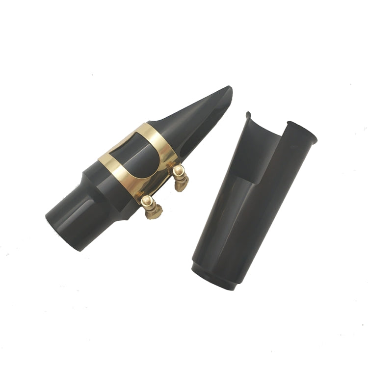 Saxophone Mouthpiece + Hat Clip Wind Instrument Accessories, Specification: Alto - Wind Instruments by buy2fix | Online Shopping UK | buy2fix