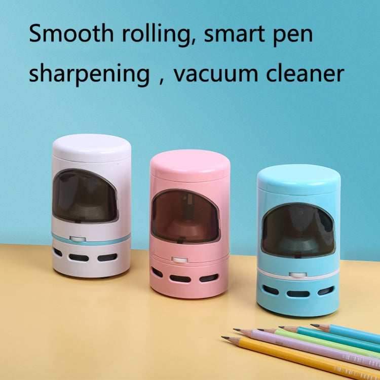 XCQ-01 Multifunctional Desktop Vacuum Cleaner with Pencil Sharpener Function(White) - Mini Vacuum Cleaner by buy2fix | Online Shopping UK | buy2fix