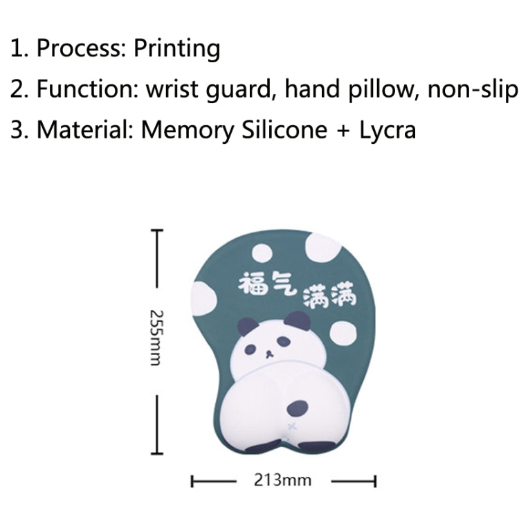 Silicone Hand Rest Thickened Wrist Mouse Pad(RJ-013 Love Kiki) - Mouse Pads by buy2fix | Online Shopping UK | buy2fix