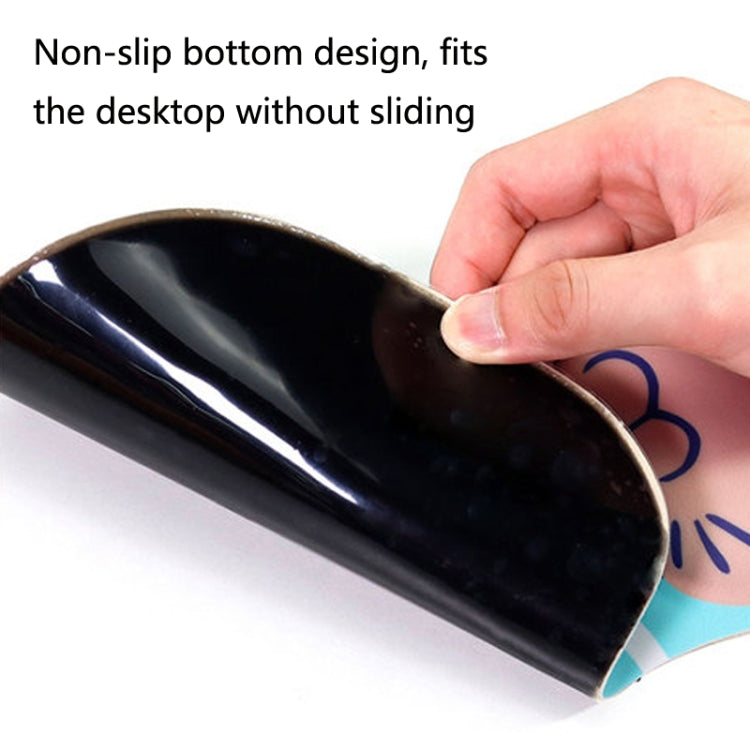 2 PCS Silicone Comfortable Padded Non-Slip Hand Rest Wristband Mouse Pad, Colour: Chocolate Cat - Mouse Pads by buy2fix | Online Shopping UK | buy2fix