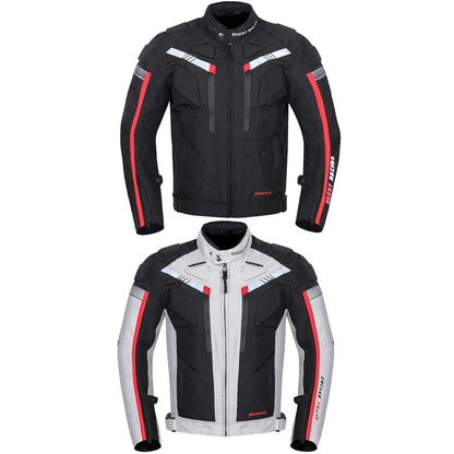 GHOST RACING GR-Y07 Motorcycle Cycling Jacket Four Seasons Locomotive Racing Anti-Fall Cloth, Size: XXL(Black) - In Car by GHOST RACING | Online Shopping UK | buy2fix