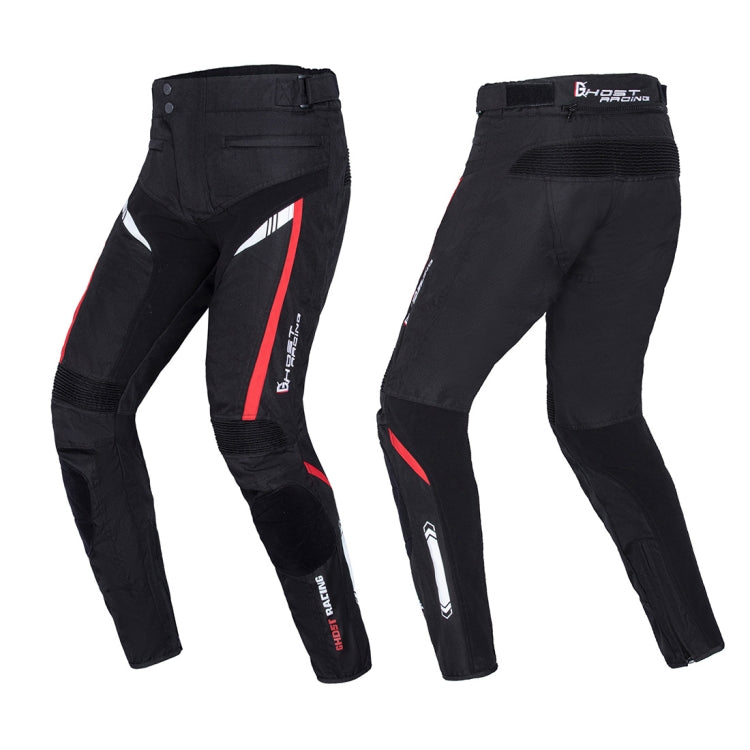 GHOST RACING GR-K06 Motorcycle Riding Trousers Racing Motorcycle Anti-Fall Windproof Keep Warm Pants, Size: XL(Black) - In Car by GHOST RACING | Online Shopping UK | buy2fix