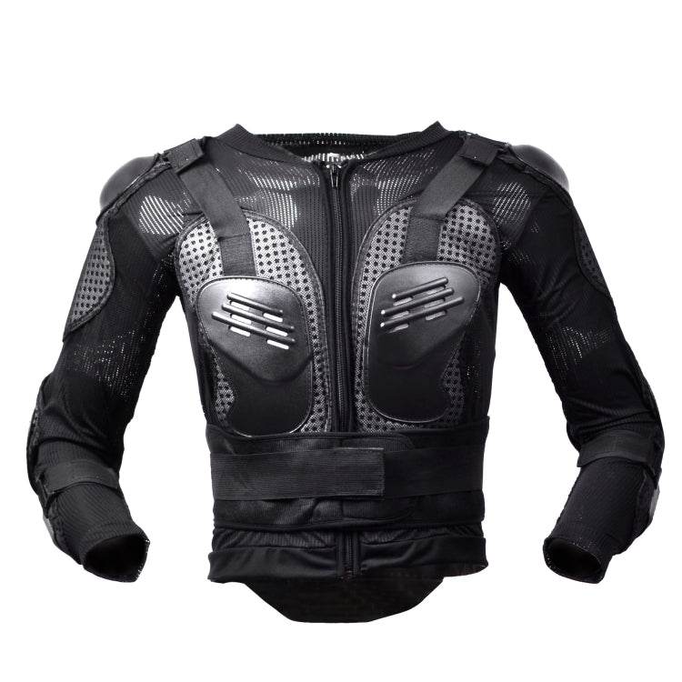 GHOST RACING F060 Motorcycle Armor Suit Riding Protective Gear Chest Protector Elbow Pad Fall Protection Suit, Size: L(Black) - Protective Gear by GHOST RACING | Online Shopping UK | buy2fix