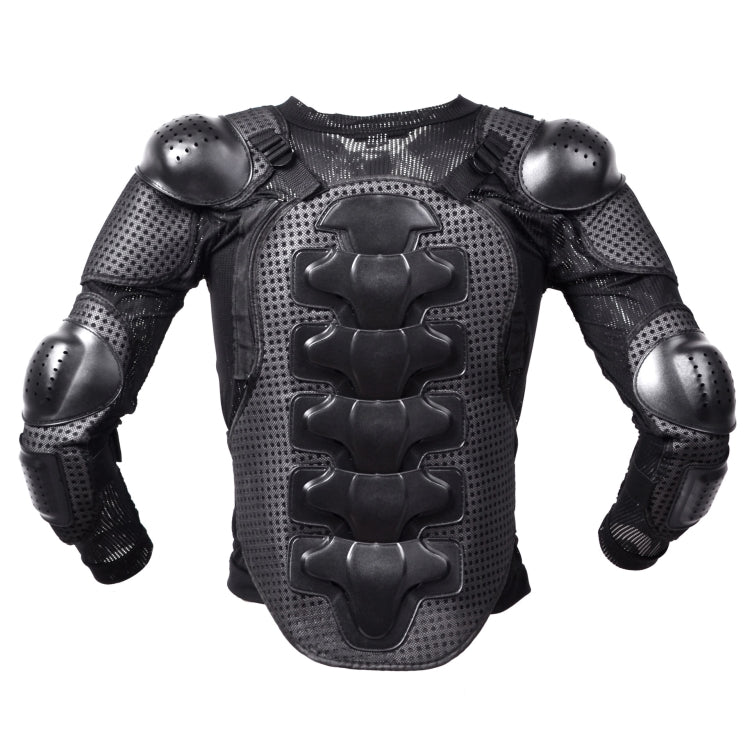 GHOST RACING F060 Motorcycle Armor Suit Riding Protective Gear Chest Protector Elbow Pad Fall Protection Suit, Size: XL(Black) - Protective Gear by GHOST RACING | Online Shopping UK | buy2fix