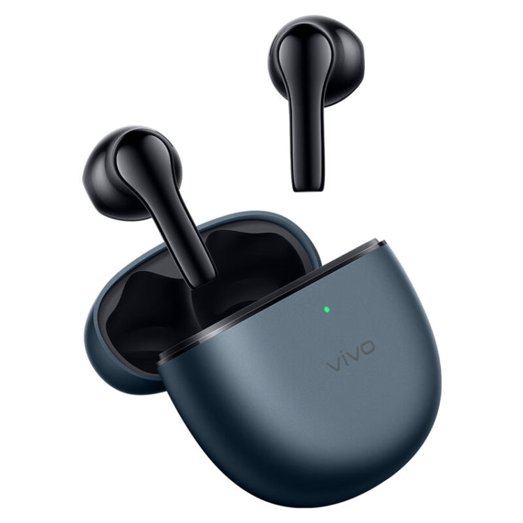 vivo TWS Air Half In-Ear Wireless Dual Microphone AI Call Noise Reduction Bluetooth Earphones(Blue) - TWS Earphone by vivo | Online Shopping UK | buy2fix