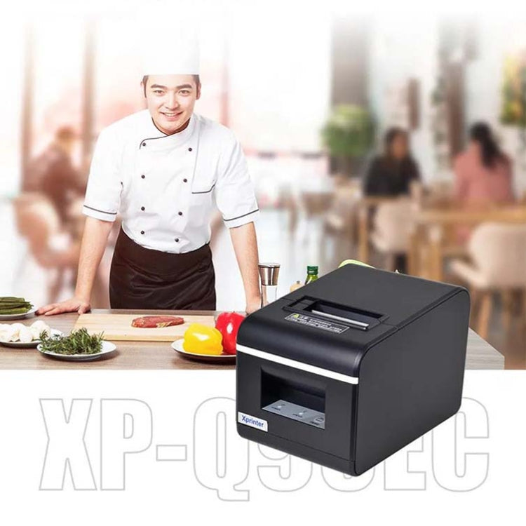 Xprinter XP-Q90EC 58mm Portable Express List Receipt Thermal Printer, Style:USB Port(UK Plug) - Consumer Electronics by Xprinter | Online Shopping UK | buy2fix