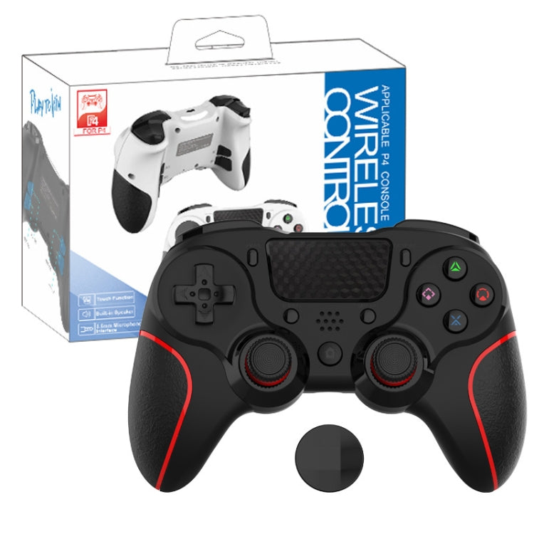 MB-P913 PC Six-Axis Somatosensory Back Key Programming Dual Vibration Bluetooth Gamepad For PS4 Pro(Black White) - Gamepads by buy2fix | Online Shopping UK | buy2fix