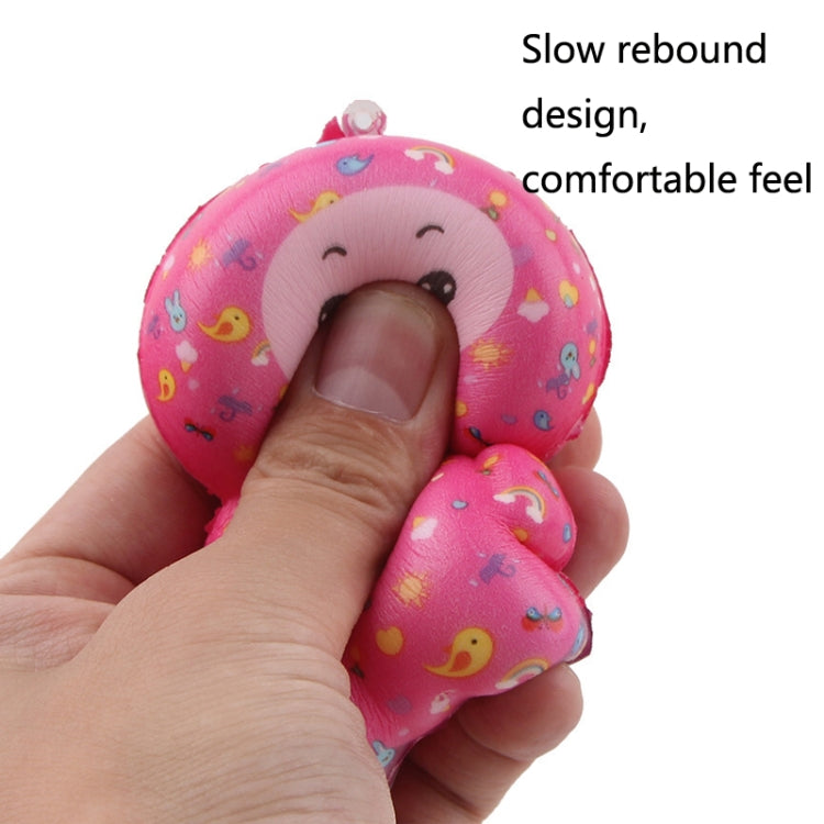 2 PCS TTPU1252 Color-Printed Smiley Face Doll Slow Rebound Decompression Toy(Pink) - Squeeze Toys by buy2fix | Online Shopping UK | buy2fix