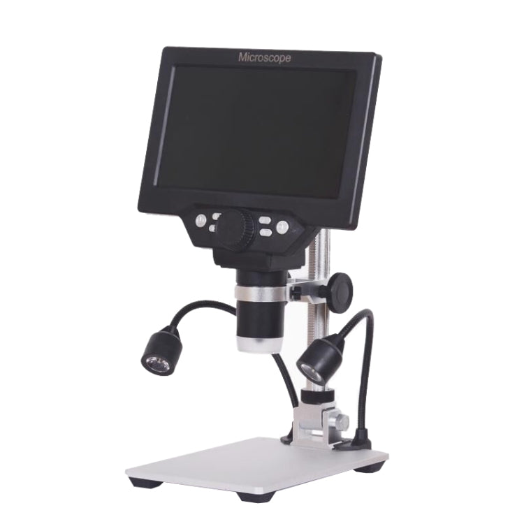 G1200D 7 Inch LCD Screen 1200X Portable Electronic Digital Desktop Stand Microscope(US Plug Without Battery) - Consumer Electronics by buy2fix | Online Shopping UK | buy2fix