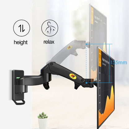 NORTH BAYOU Universal Telescopic Rotating Lifting Monitor Bracket, Model: F150 (Silver) - Computer & Networking by NORTH BAYOU | Online Shopping UK | buy2fix