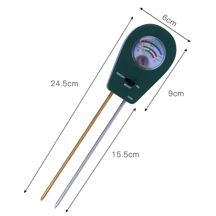 LY101 Flower And Grass Soil Detector PH Cantoneal Alkalin Testor(Blue) - Consumer Electronics by buy2fix | Online Shopping UK | buy2fix