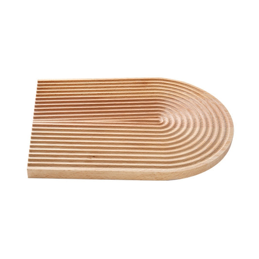 Small Elliptical  Wooden Tray Photography Shooting Props - Camera Accessories by buy2fix | Online Shopping UK | buy2fix