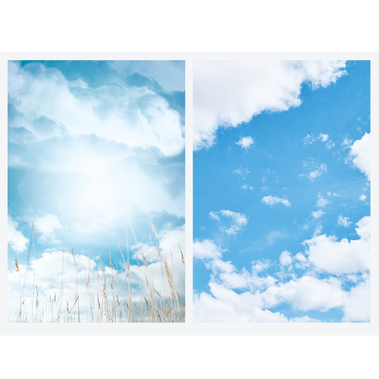 2 PCS 3D Stereo Double-Sided Photography Background Paper(Sky Clouds) - Camera Accessories by buy2fix | Online Shopping UK | buy2fix