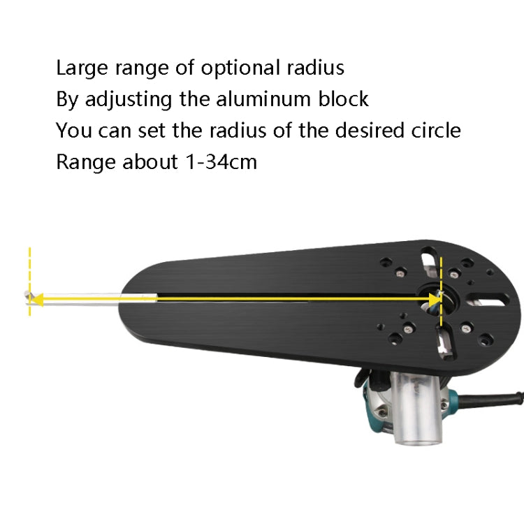 W New Trimming Machine DIY Accessories Universal Milling Circle Machining Circle(B) - Others by buy2fix | Online Shopping UK | buy2fix