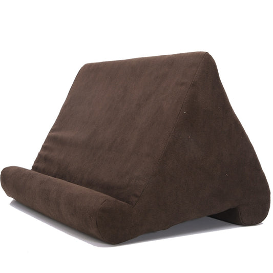 Tablet Mobile Phone Bracket Multi-Angle Pillow, Size: 27x25x23cm(Dark Brown) - Lazy Bracket by buy2fix | Online Shopping UK | buy2fix